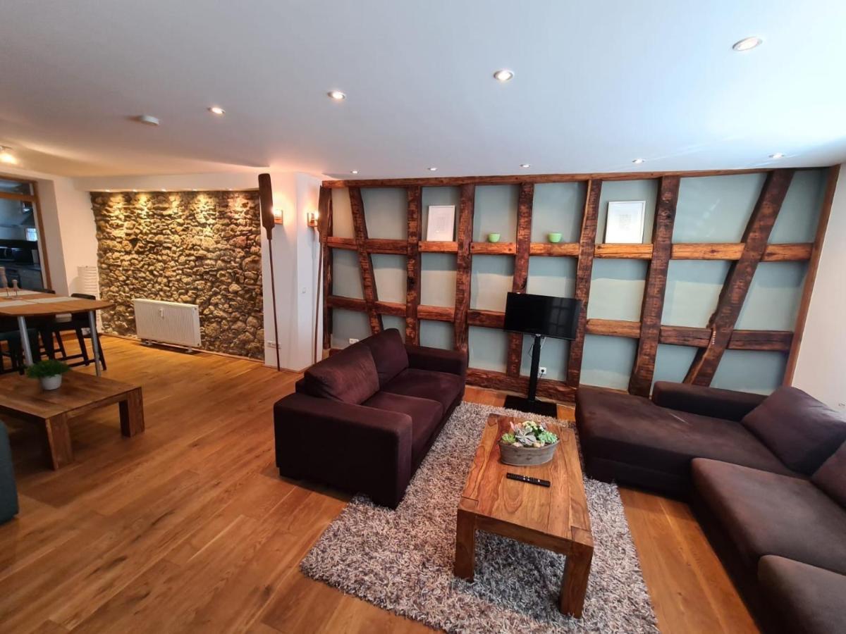 Designer Unterkunft In 15. Jahrhundert Altbau 75 M² Fuer Max. 4 Personen Διαμέρισμα Eltville am Rhein Εξωτερικό φωτογραφία
